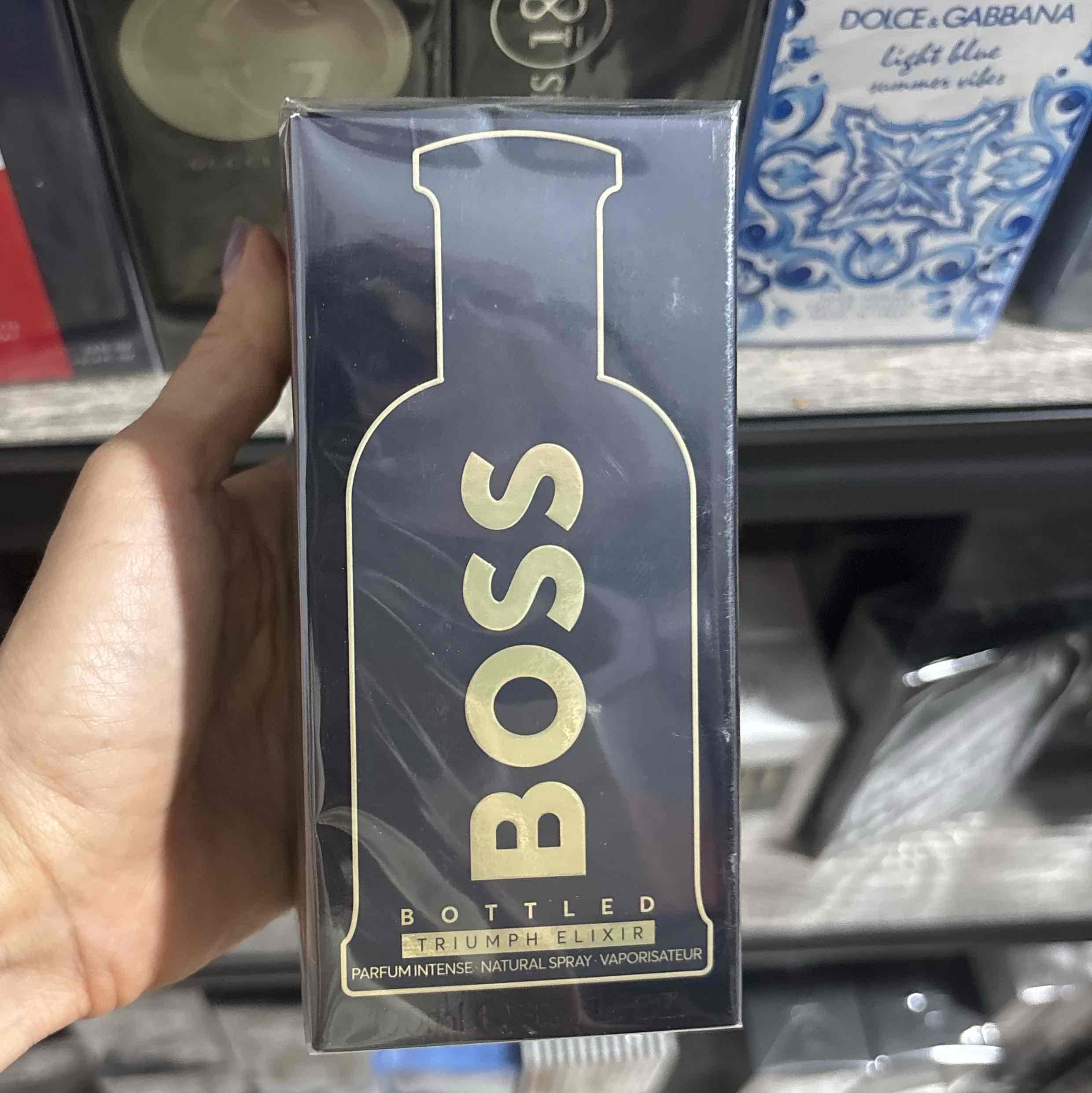 HUGO BOSS BOTTLED TRIUMPH ELIXIR 100ML PERFUME INTENSE